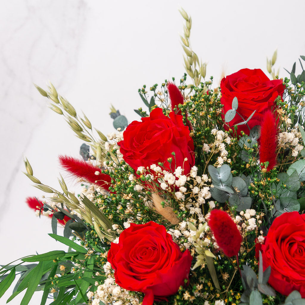 Detalle rosas eternas