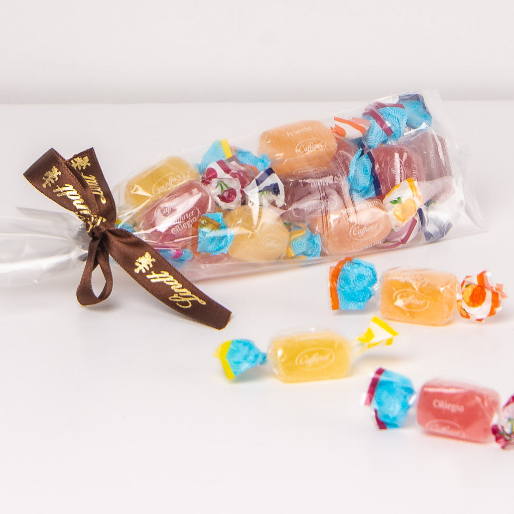 Chuches Lindt de sabores de fruta en paquete premium de 100gr