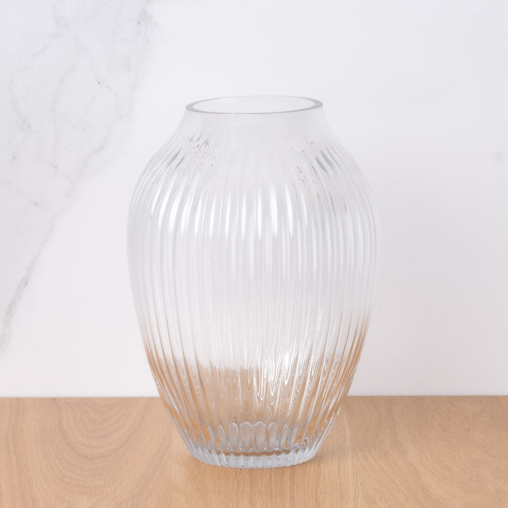 Jarrón de cristal perfecto para ramos grandes de flores preservadas