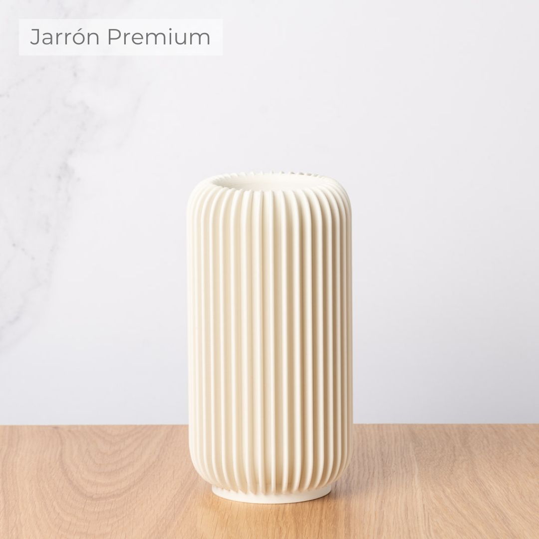 jarrón de resina ecológica ideal para flores secas y preservadas