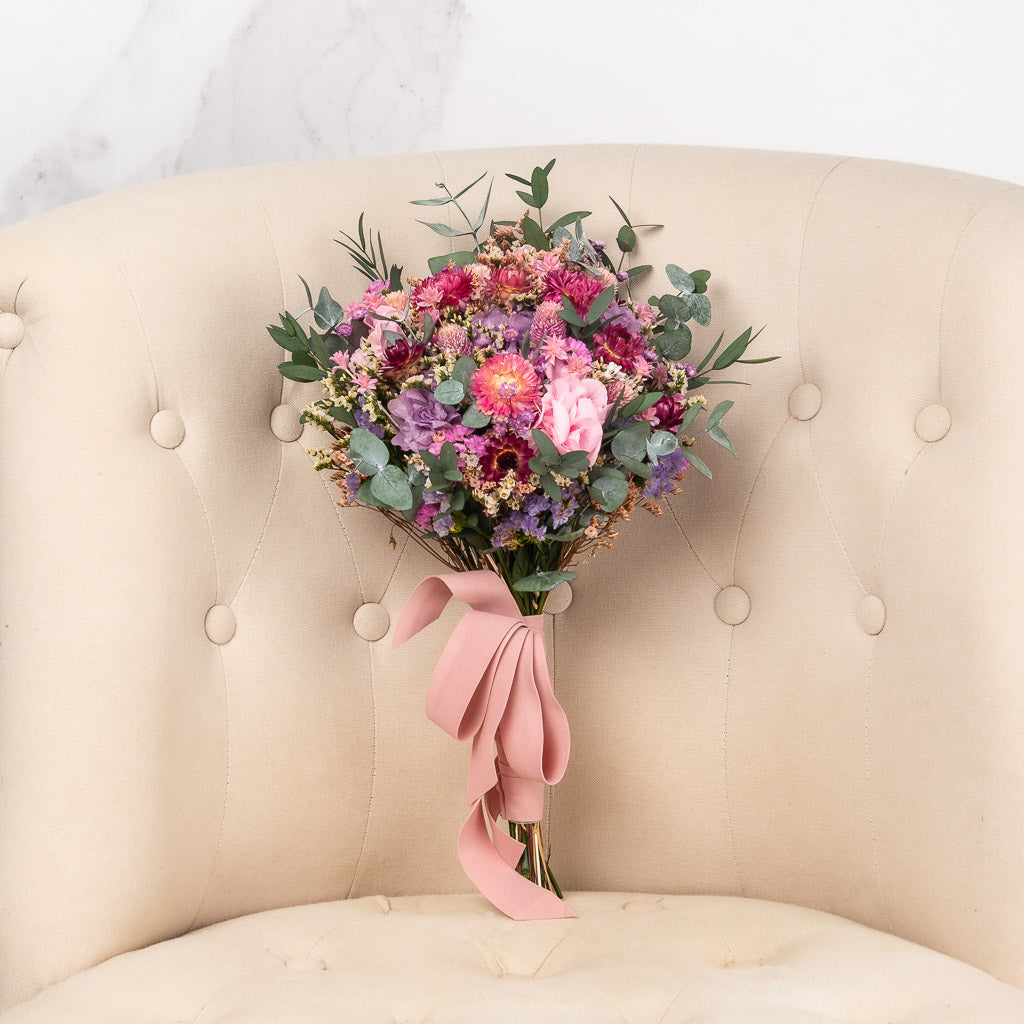 réplica de ramo Maitea de flores preservadas