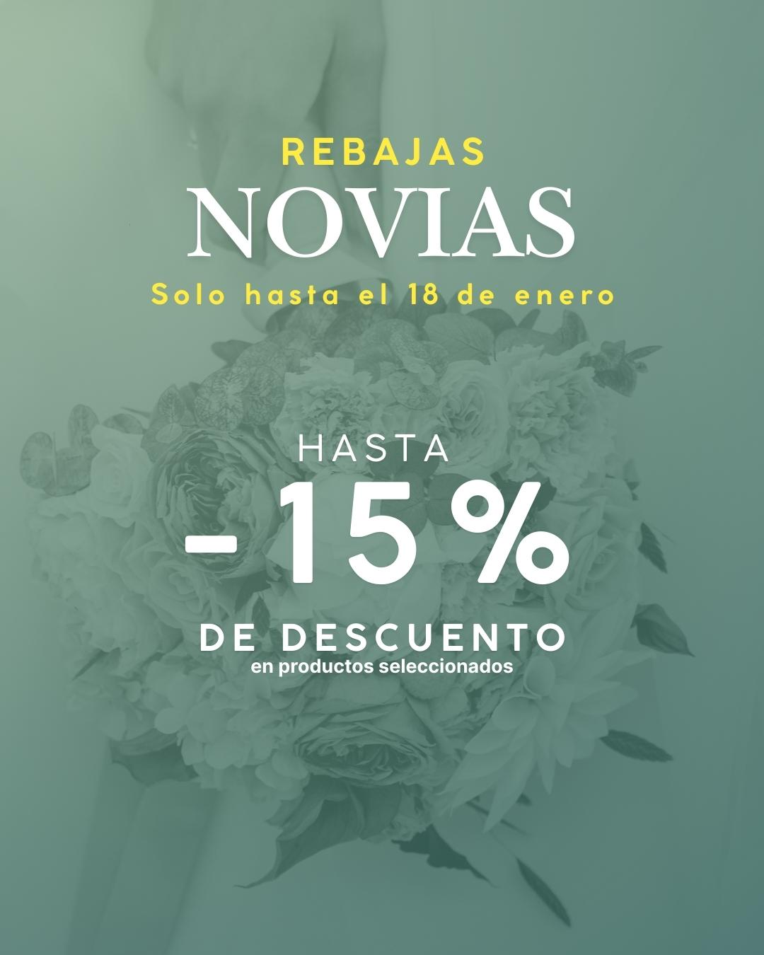 Rebajas de hasta el -15% en flores preservadas para novias