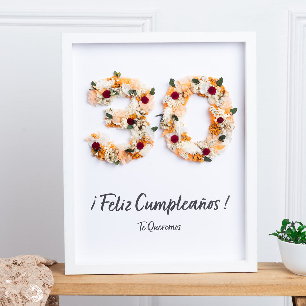 Cuadro XL personalizable - Números de Fiesta