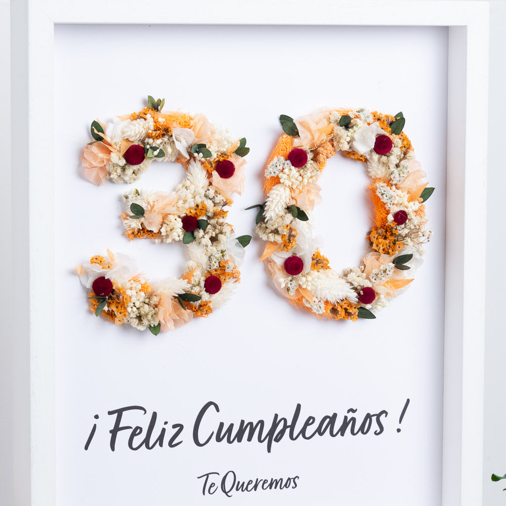 Cuadro XL personalizable - Números de Fiesta