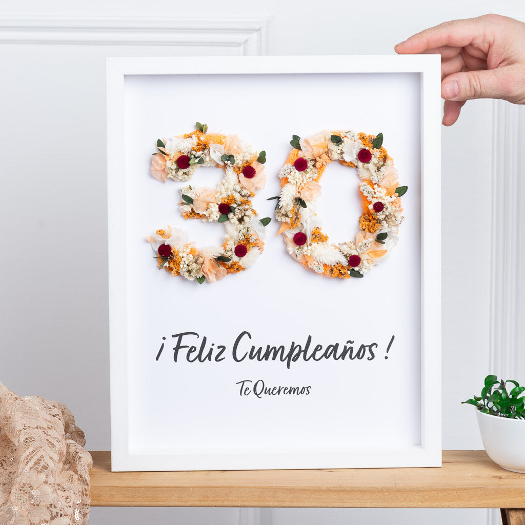Cuadro XL personalizable - Números de Fiesta