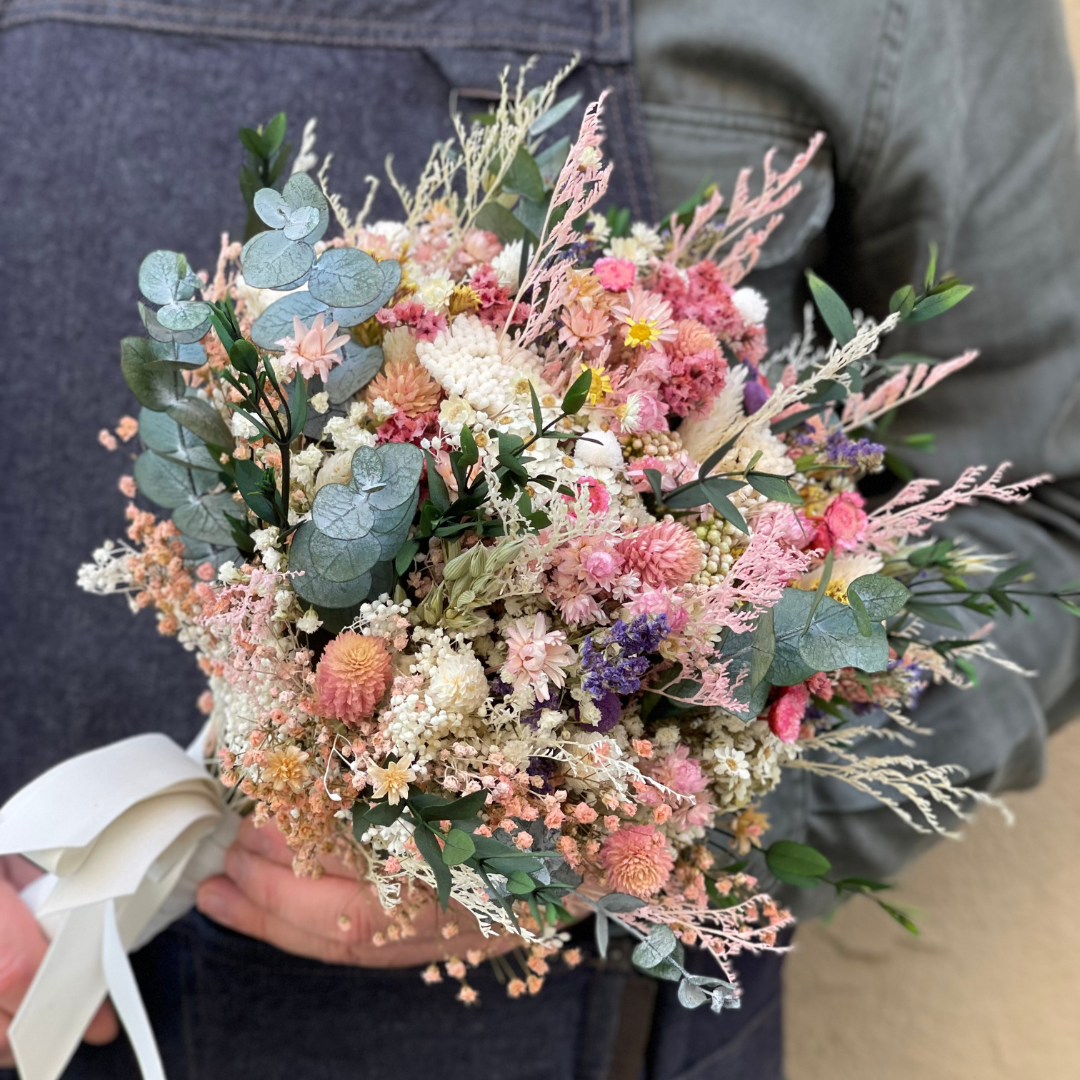 ramo de flores silvestres preservadas