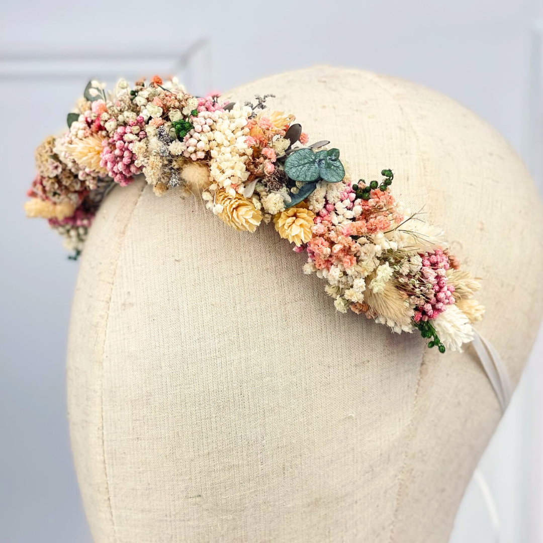 semicorona de estilo silvestre