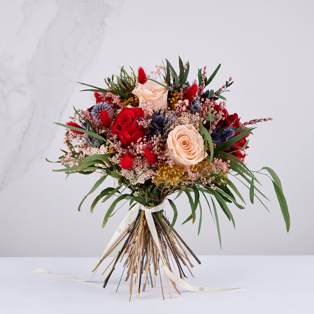 Ramo de rosas preservadas Poeme Rose
