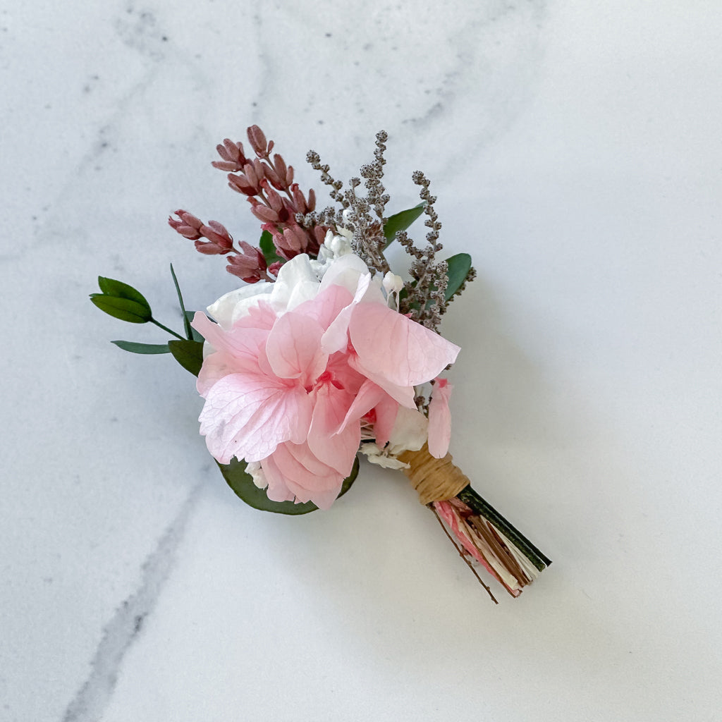 Prendido flores preservadas bouquet aniston