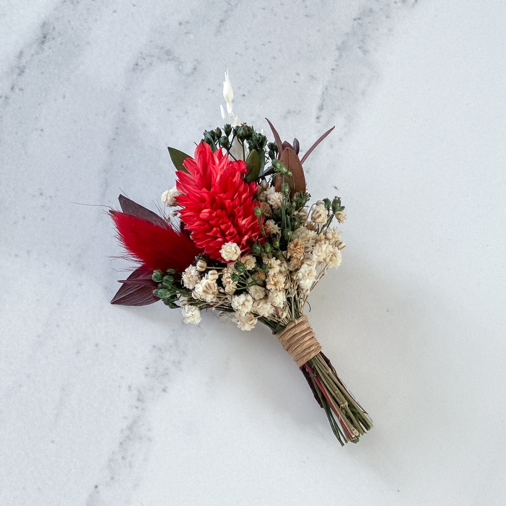 Prendido flores preservadas floral cuore