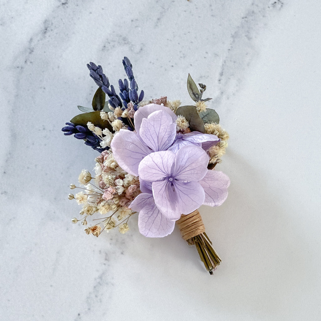 Prendido flores preservadas mandala