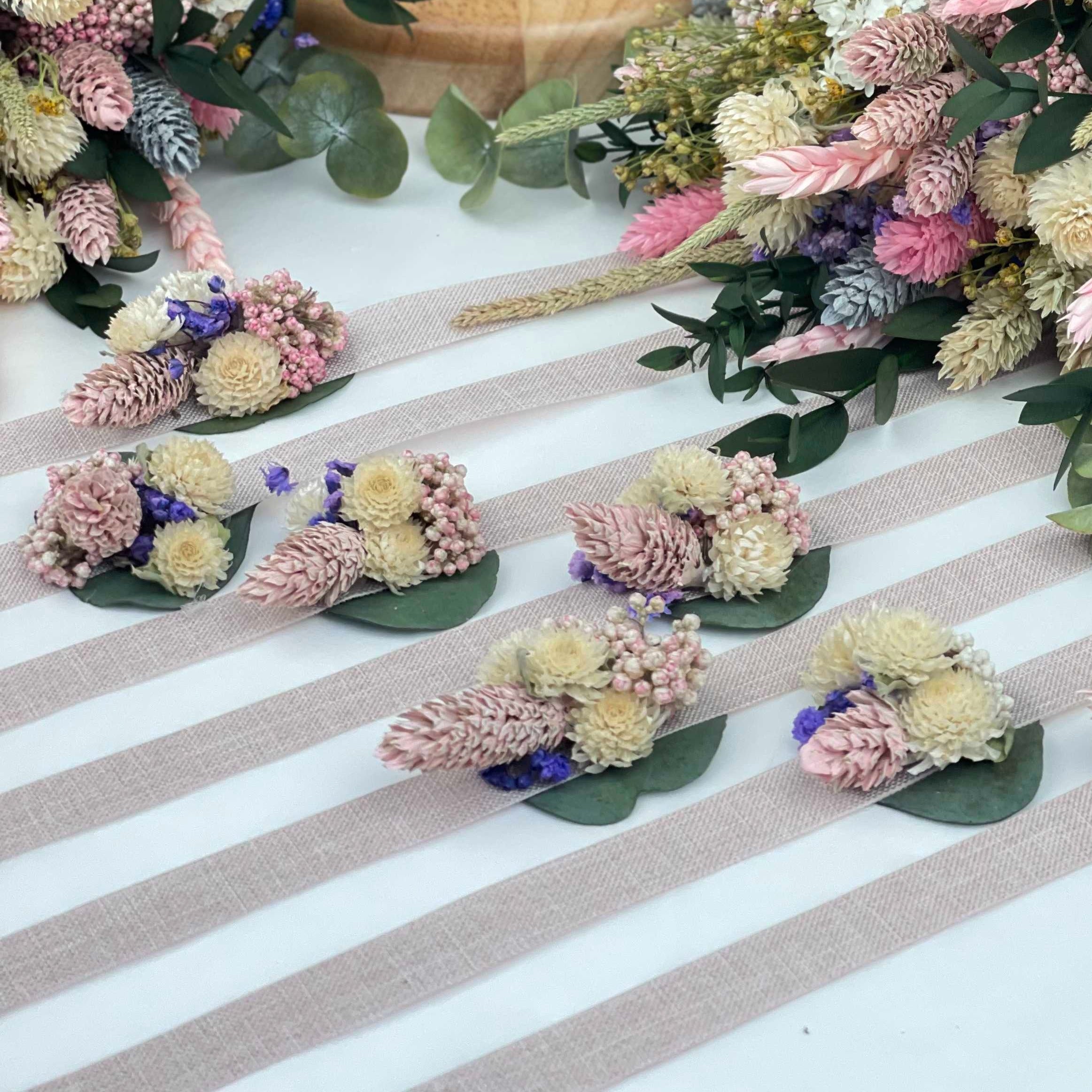 Pulsera sobre cinta a juego