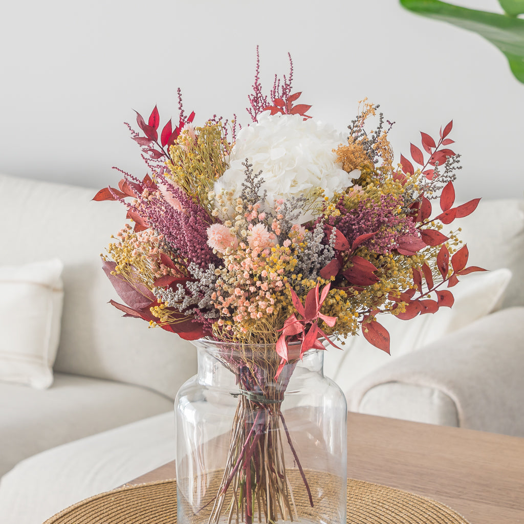 ramo flores preservadas tribeca sunset