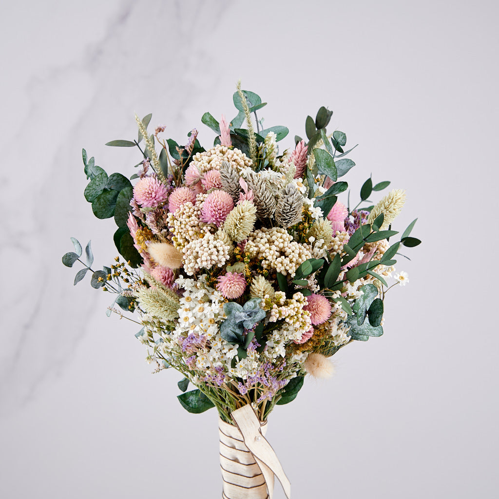 ramo de novia weet harvest de flores silvestres preservadas