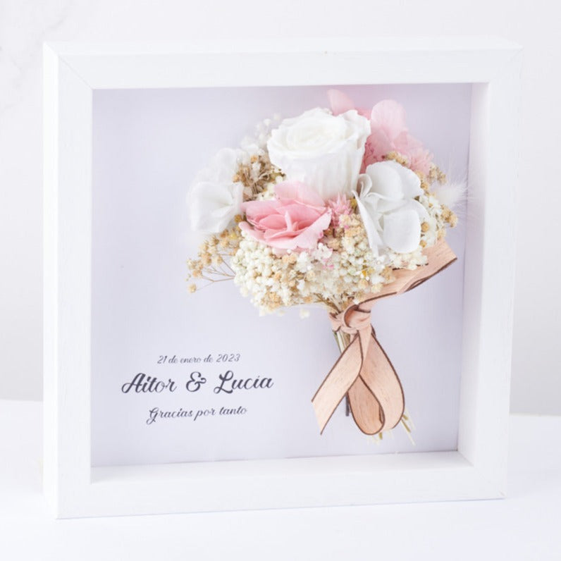 cuadro personalizadp con ramo de flores Bouquet Parisienne