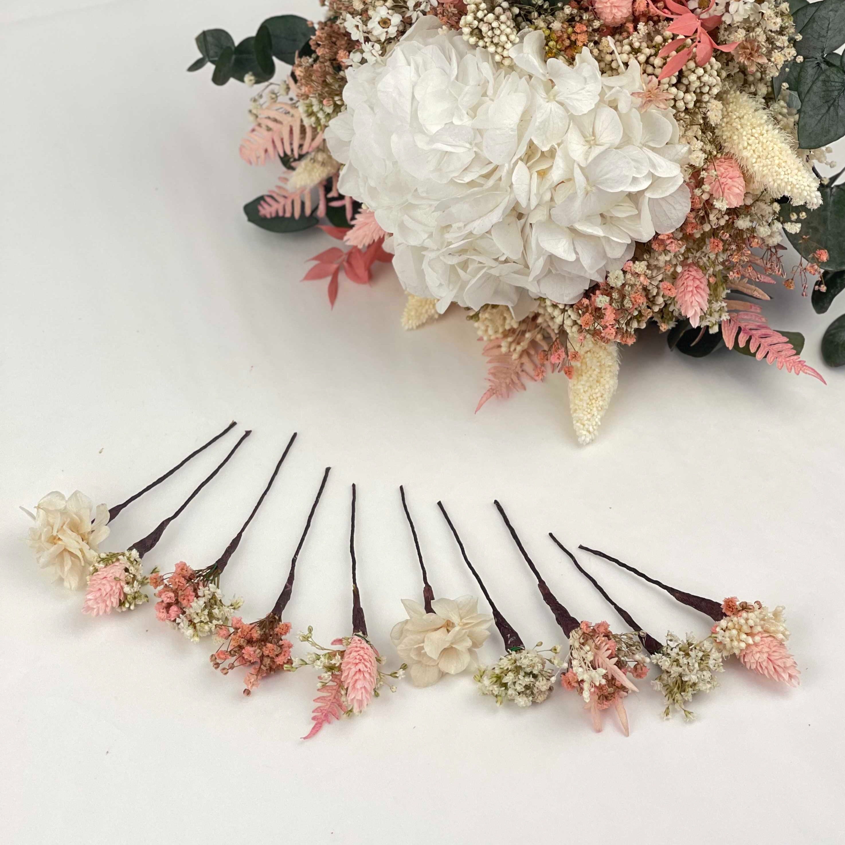 Flores preservadas para horquillas