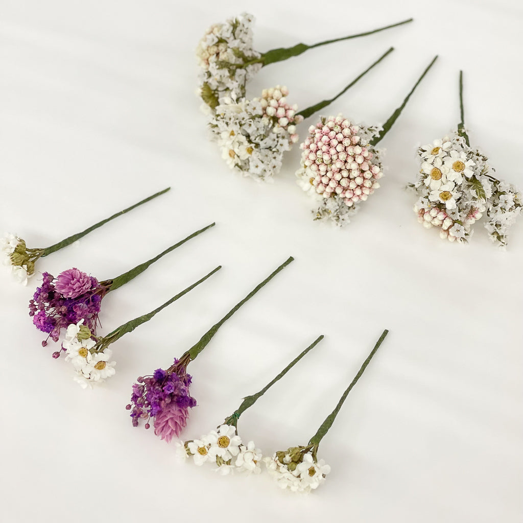 packs de horquillas de flores alambradas