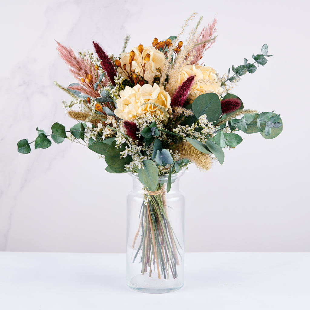 Ramo floral Park en jarrón de cristal Teide
