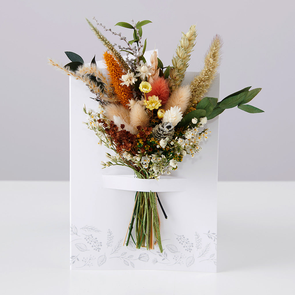 Tarjeta con ramillete