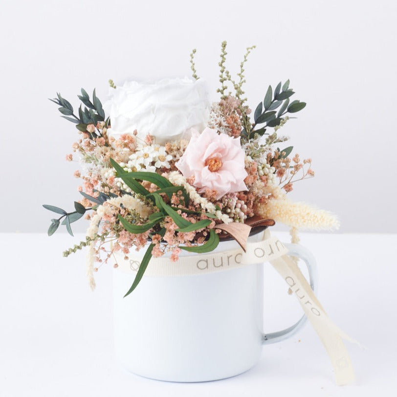 taza de flores preservadas Floral Stella