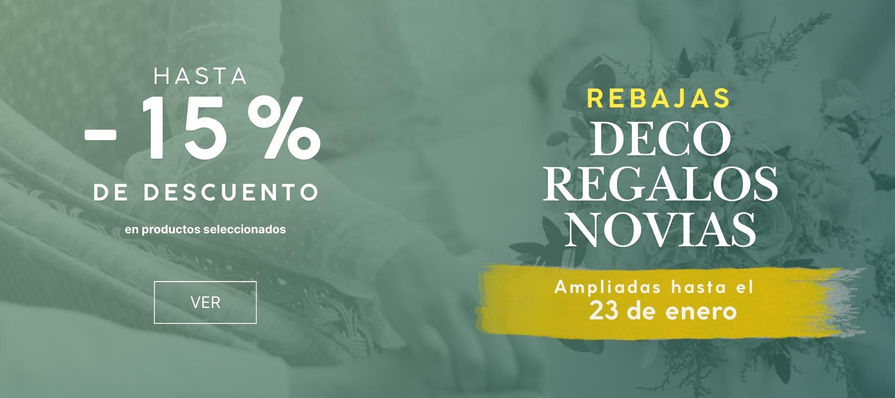 Rebajas de hasta el -15% en flores preservadas para decoración, regalos y novias