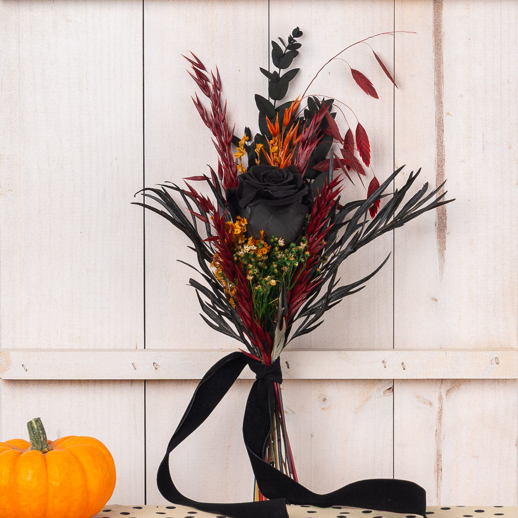 Rosa negra de Halloween