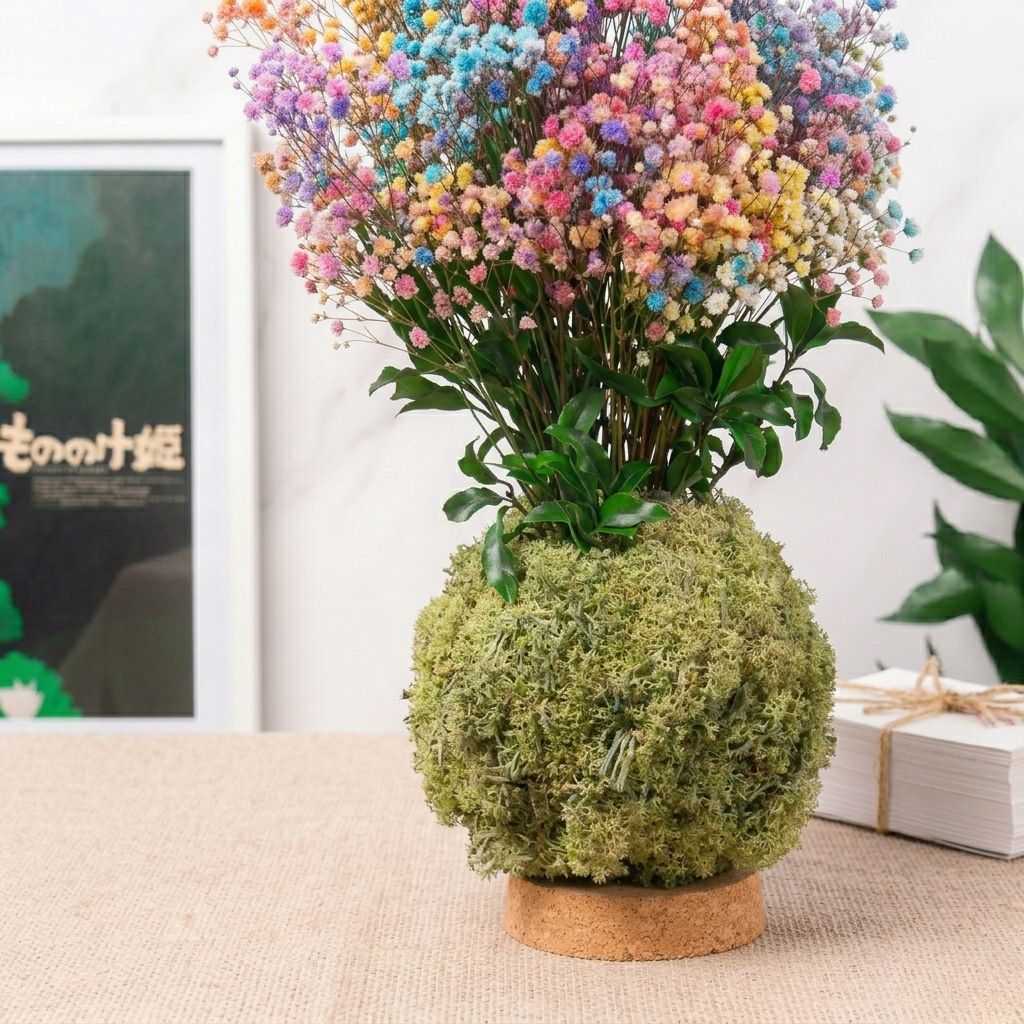 Kokedama eterno gypsophila