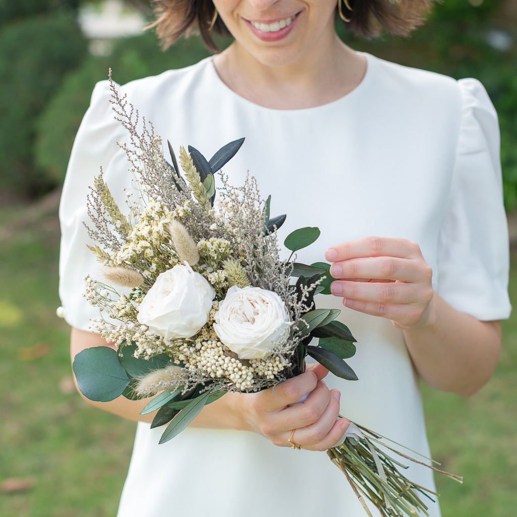 Flores Preservadas · Ramo de novia Lady Blanc· Envío Gratis – auro floral  stories