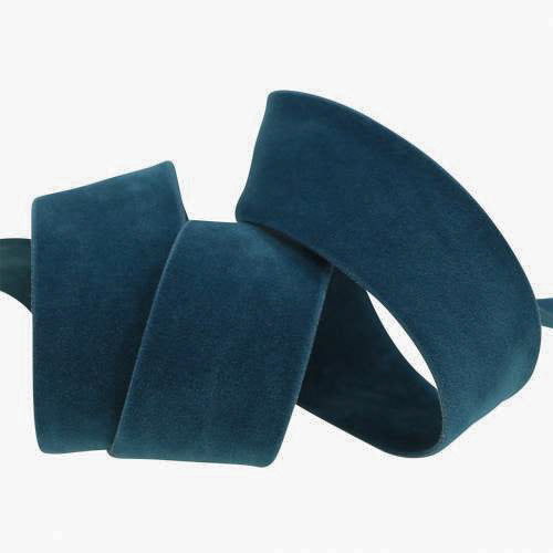 lazo de terciopelo extra azul