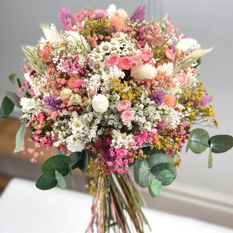Réplica de ramo de novia de flores preservadas Floral Galaxy