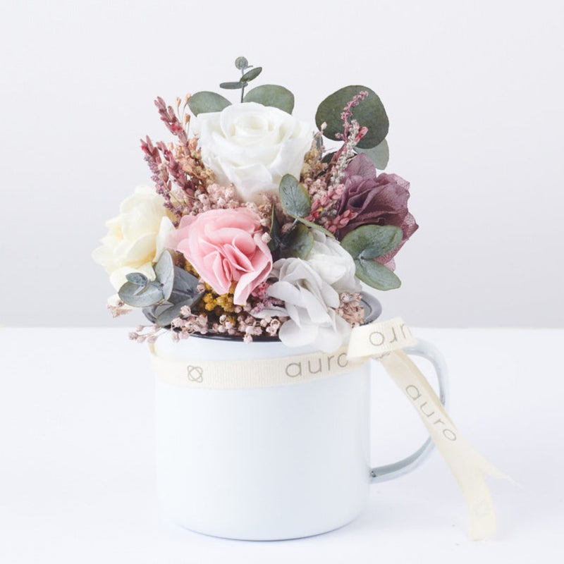 taza de flores preservadas Bouquet Aniston